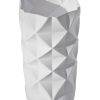 Abajur Luminária Prisma 110V/220V Branco Lâmpada LED Inclusa