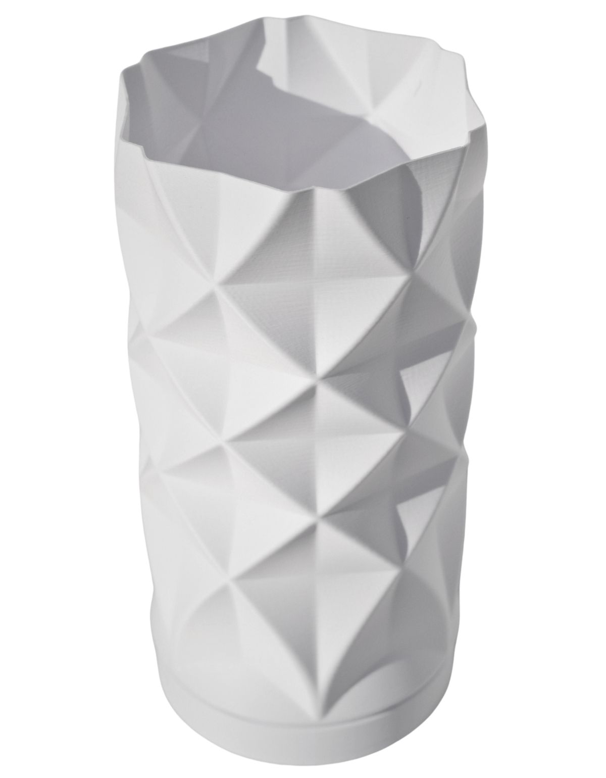 Abajur Luminária Prisma 110V/220V Branco Lâmpada LED Inclusa