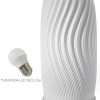 Abajur Luminária Vórtice 110/220V Branco Lâmpada LED Inclusa