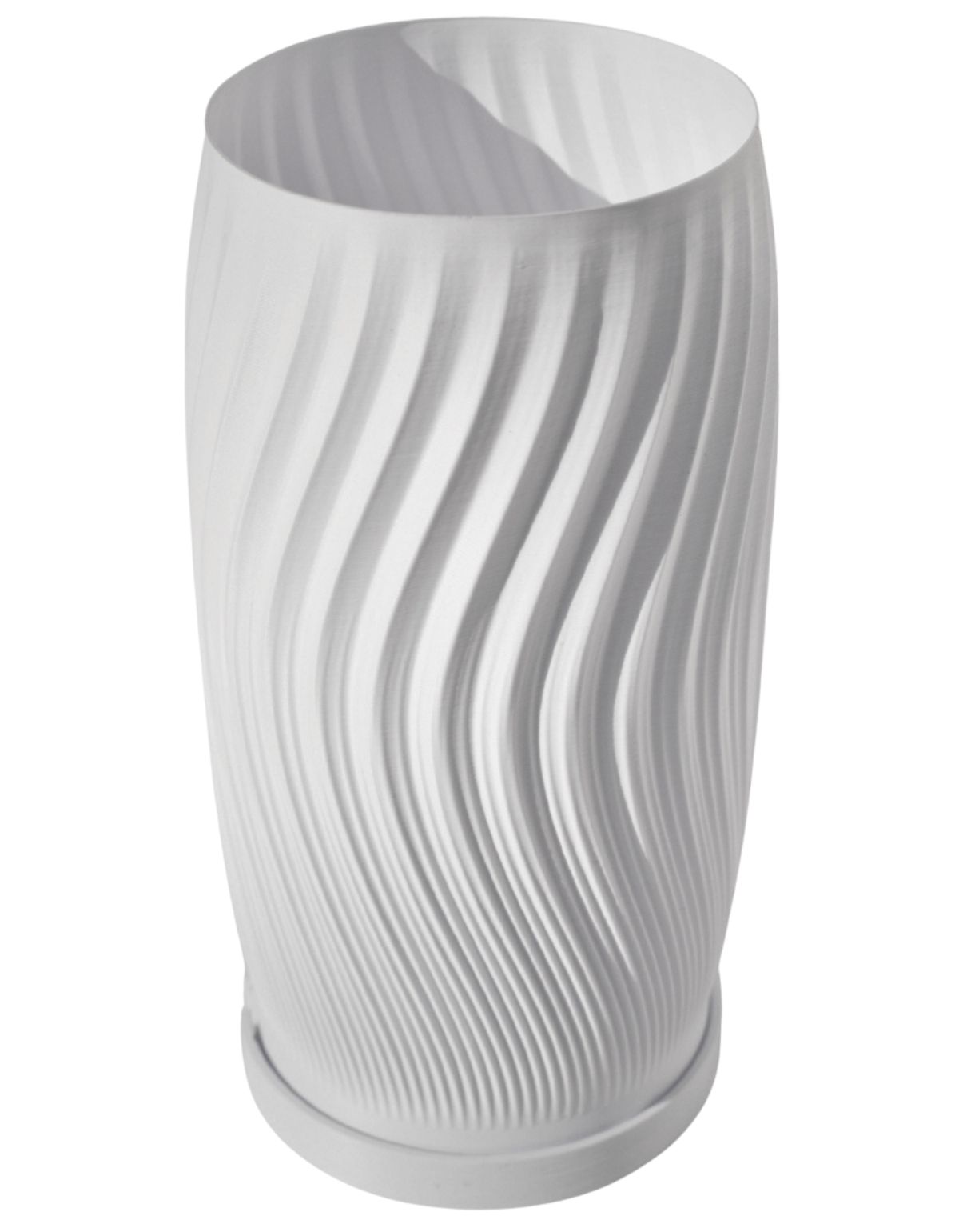 Abajur Luminária Vórtice 110/220V Branco Lâmpada LED Inclusa