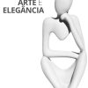 Estatua Decorativa Pensadora Amora 12,5cm Artesanal Em Cimento