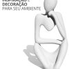 Estatua Decorativa Pensadora Amora 12,5cm Artesanal Em Cimento