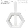 Vaso Decorativo Solitário Hexa 16,5cm Artesanal em Cimento