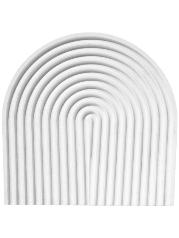 Bandeja Decorativa Arco 22cm em Cimento Artesanal