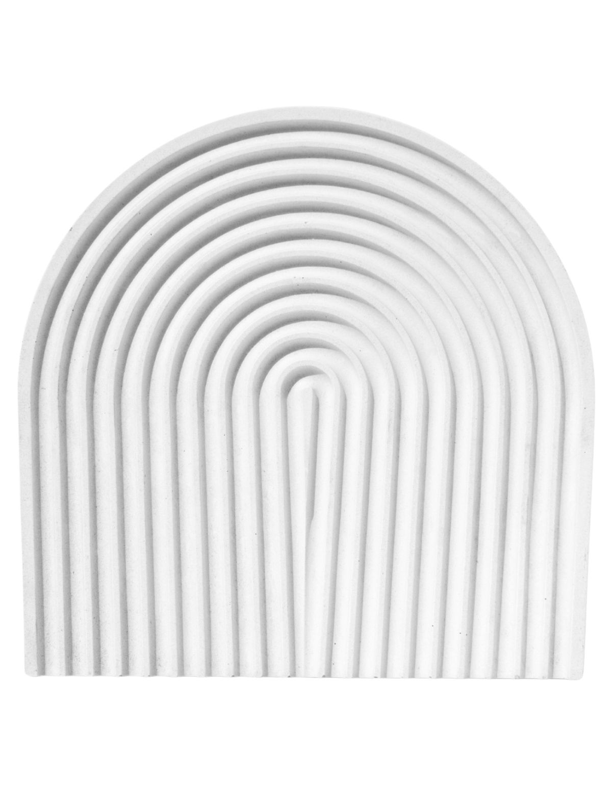 Bandeja Decorativa Arco 22cm em Cimento Artesanal