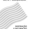 Bandeja Decorativa Ondas Artesanal M 25x12cm Em Cimento Branco