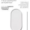 Bandeja Oval Clássica Lisa 18cm em Cimento Artesanal