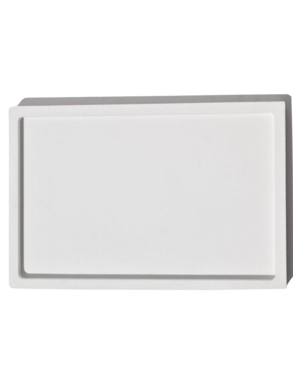 Bandeja Decorativa Retangular 17,5cm em Cimento Artesanal