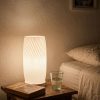 Abajur Luminária Vórtice 110/220V Branco Lâmpada LED Inclusa