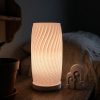 Abajur Luminária Vórtice 110/220V Branco Lâmpada LED Inclusa