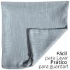 Capa de Almofada 45x45cm Oliveira Aleta Decor Minimalista