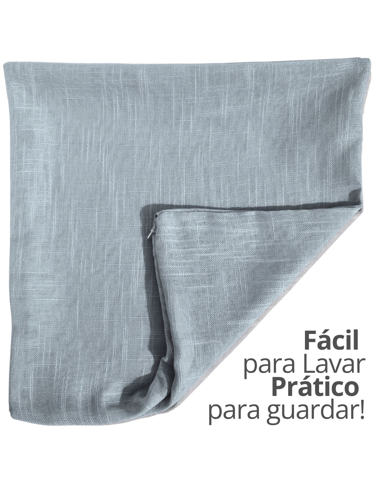 Capa de Almofada 45x45cm Oliveira Aleta Decor Minimalista
