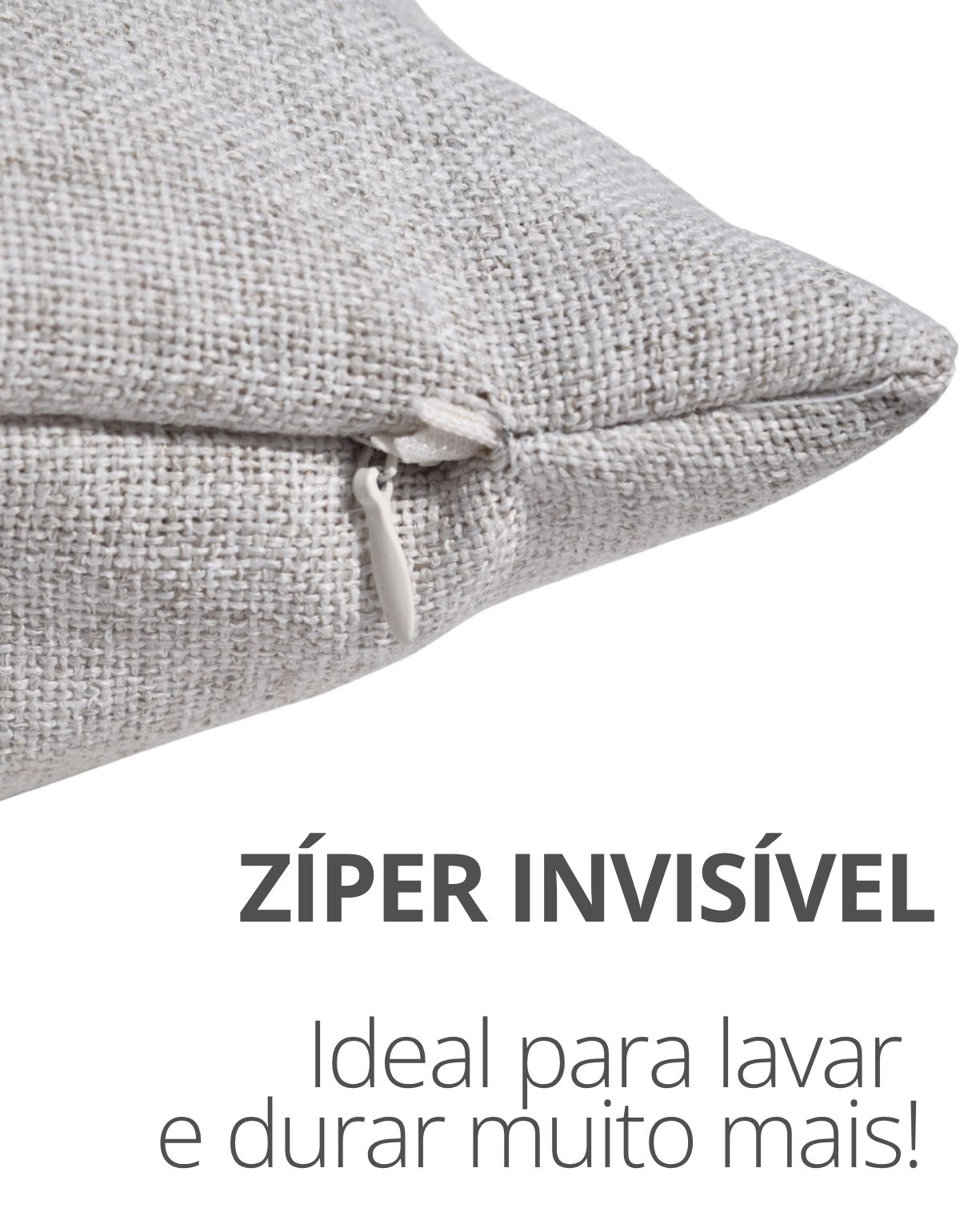 Capa de Almofada 45x45cm Deserto Aleta Decor Minimalista