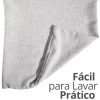 Capa de Almofada 45x45cm Deserto Aleta Decor Minimalista