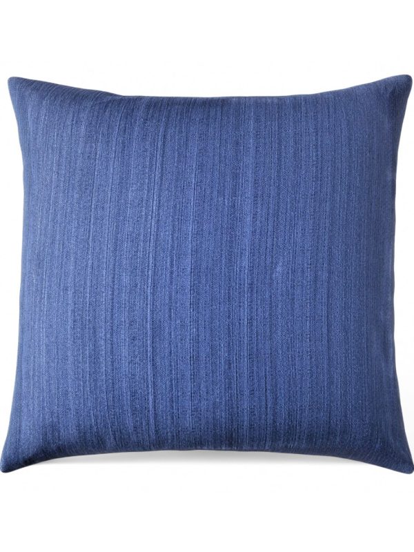 Capa de Almofada 45x45cm Oceano Azul Aleta Decor Minimalista