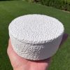 Pote Texturizado Clássico Baixo 12cm em Cimento Artesanal