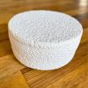 Pote Texturizado Clássico Baixo 12cm em Cimento Artesanal