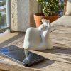 Estátua Decorativa Gigante Admirado Artesanal 9,5x9,5 cm Em Cimento