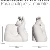 Estátua Decorativa Gigante Admirado Artesanal 9,5x9,5 cm Em Cimento