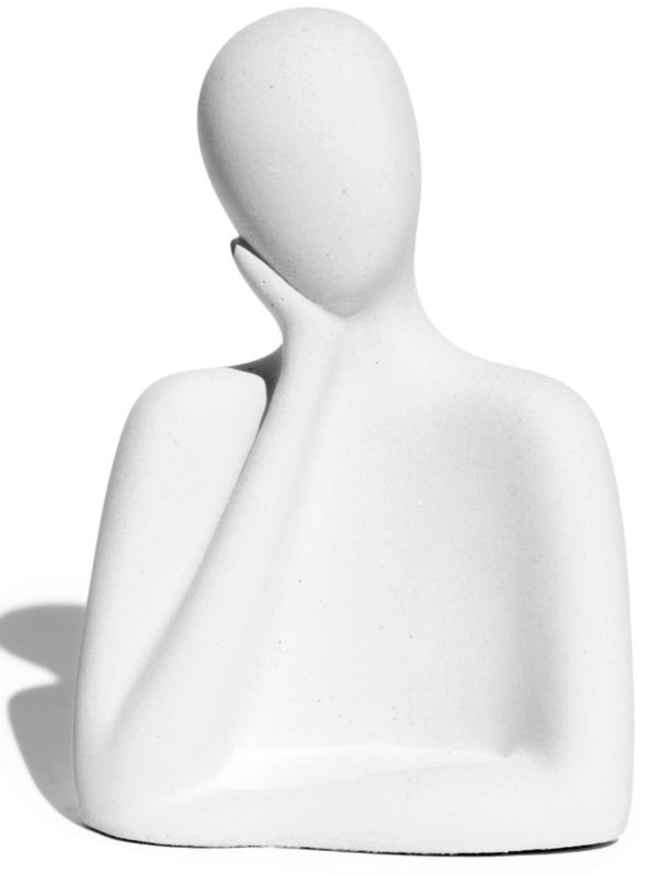 Estátua Artesanal Família Pai 9 cm em Cimento