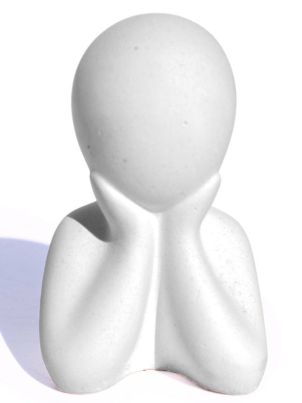Estátua Decorativa Família Filho(a) 6cm em Cimento Artesanal