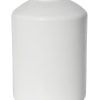 Mini Garrafa Cilindro Lisa Site ALETA 2 Mini Garrafa Cilindro Liso 10cm em Cimento Artesanal Branco