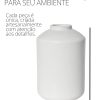 Mini Garrafa Cilindro Lisa Site ALETA 3 Mini Garrafa Cilindro Liso 10cm em Cimento Artesanal Branco