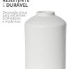 Mini Garrafa Cilindro Lisa Site ALETA 4 Mini Garrafa Cilindro Liso 10cm em Cimento Artesanal Branco