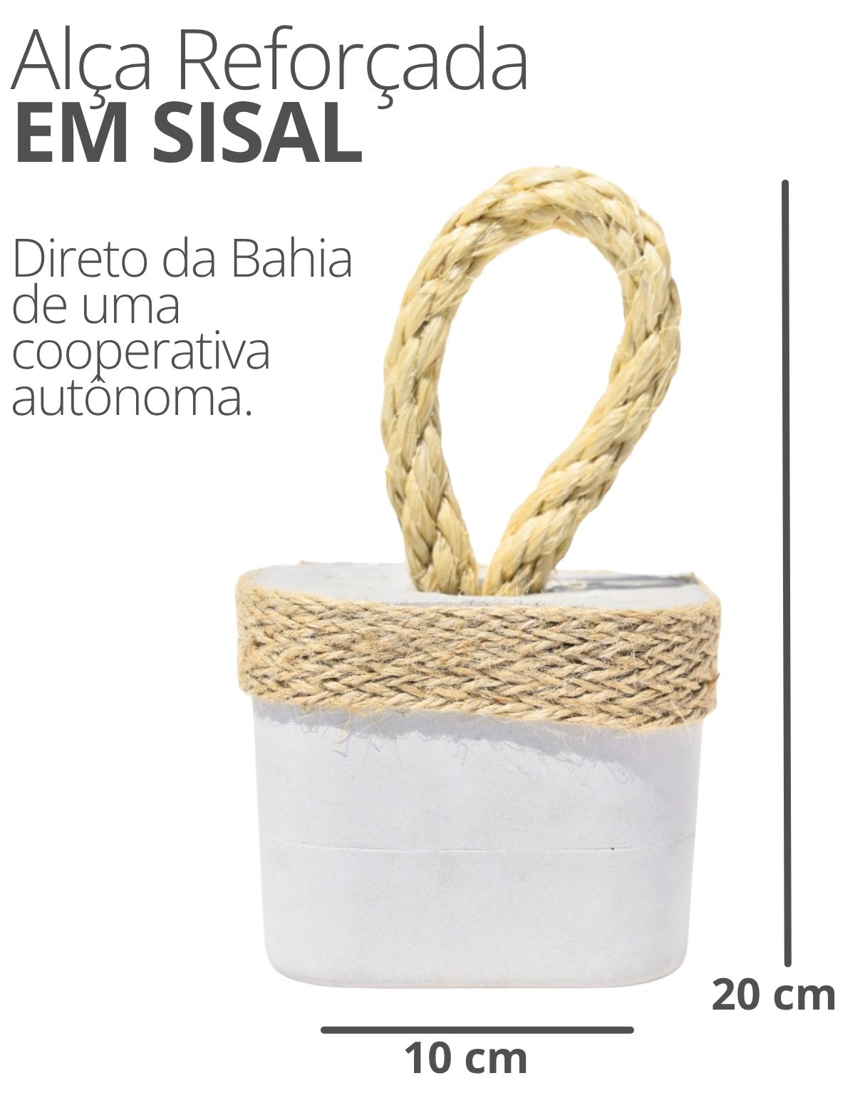 Peso de Porta Artesanal Cubo 1,5Kg Concreto com Base Anti Risco