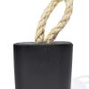 Peso de Porta Artesanal Cubo 1,5Kg Concreto com Base Anti Risco