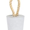 Peso de Porta Artesanal 1,3Kg Concreto com Base Anti Risco