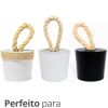 Peso de Porta Artesanal 1,3Kg Concreto com Base Anti Risco