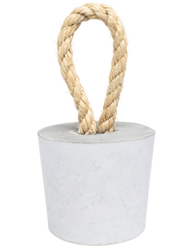 Peso de Porta Artesanal 1,3Kg Concreto com Base Anti Risco