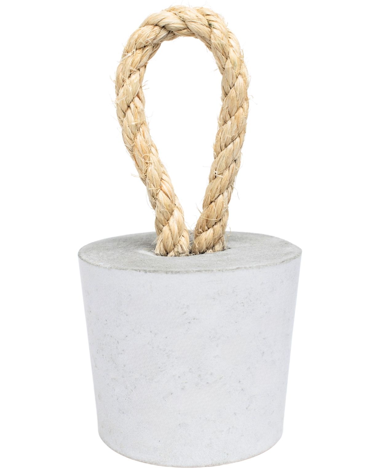 Peso de Porta Artesanal 1,3Kg Concreto com Base Anti Risco