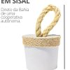 Peso de Porta Artesanal 1,3Kg Concreto com Base Anti Risco