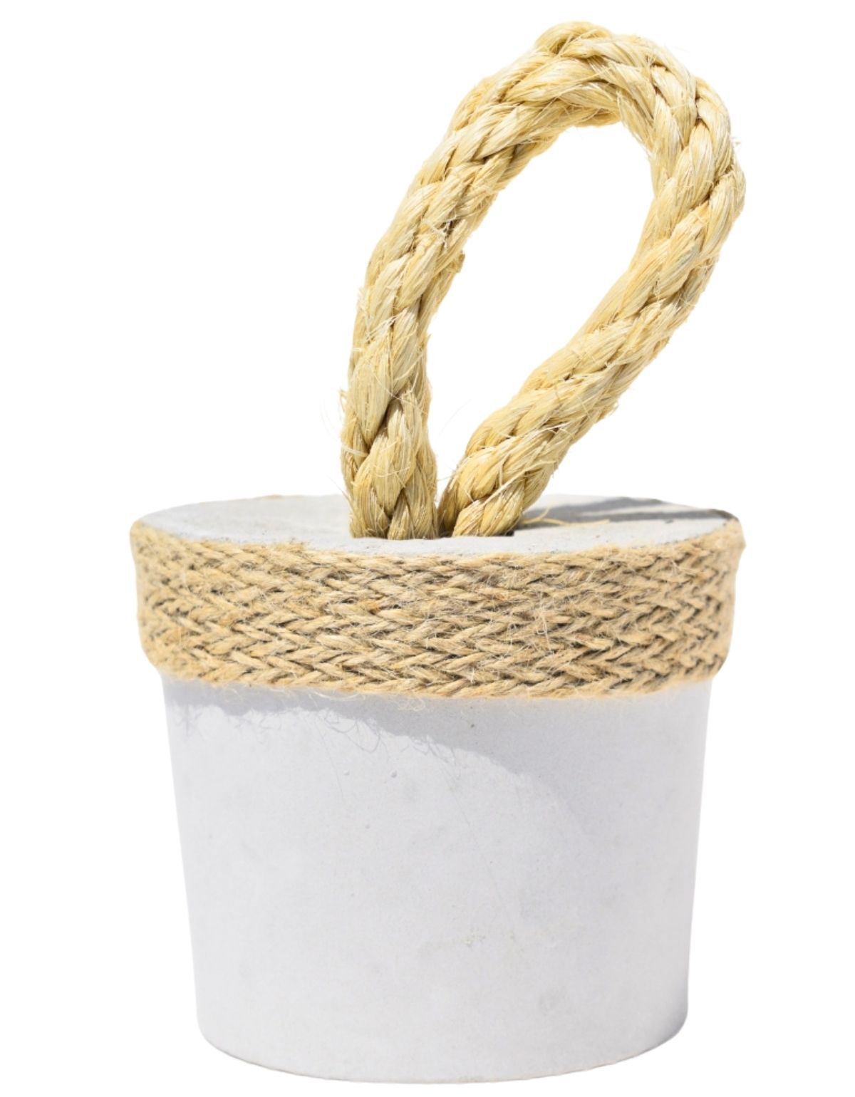 Peso de Porta Artesanal 1,3Kg Concreto com Base Anti Risco
