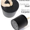 Peso de Porta Artesanal 1,3Kg Concreto com Base Anti Risco