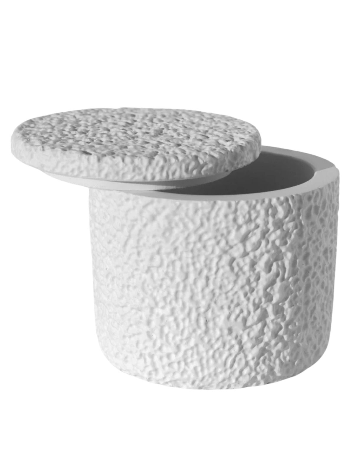 Pote Texturizado 7x9 cm Site ALETA 10 Pote Texturizado Clássico P Artesanal 7x9cm Em Resina Mineral