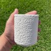 Pote Texturizado Clássico 11cm em Cimento Artesanal