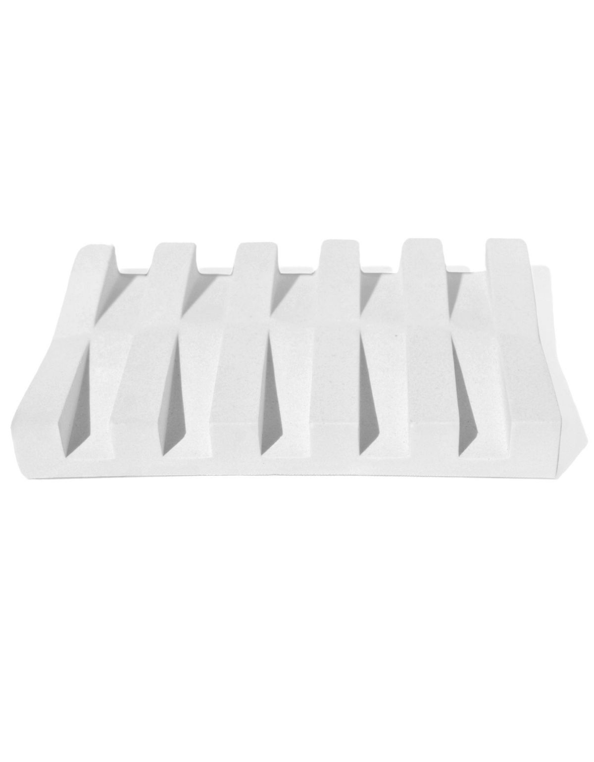 Saboneteira Barra Listras 12cm em Resina Mineral Artesanal