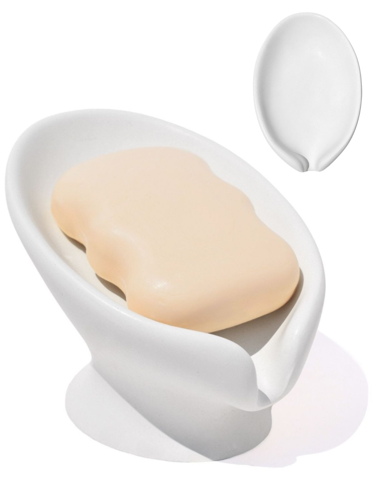 Saboneteira Porta Sabonete Banheiro Moderna Luxo 13cm em Cimento