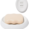 Saboneteira Porta Sabonete Banheiro Oval  Luxo 12,5cm em Cimento