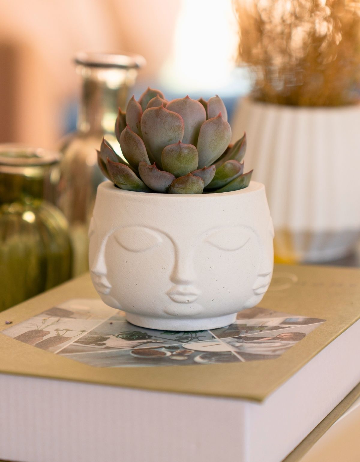 Vaso Decorativo Artesanal Tarsila Site ALETA 3 Vaso Decorativo Tarsila 10cm Artesanal Em Cimento