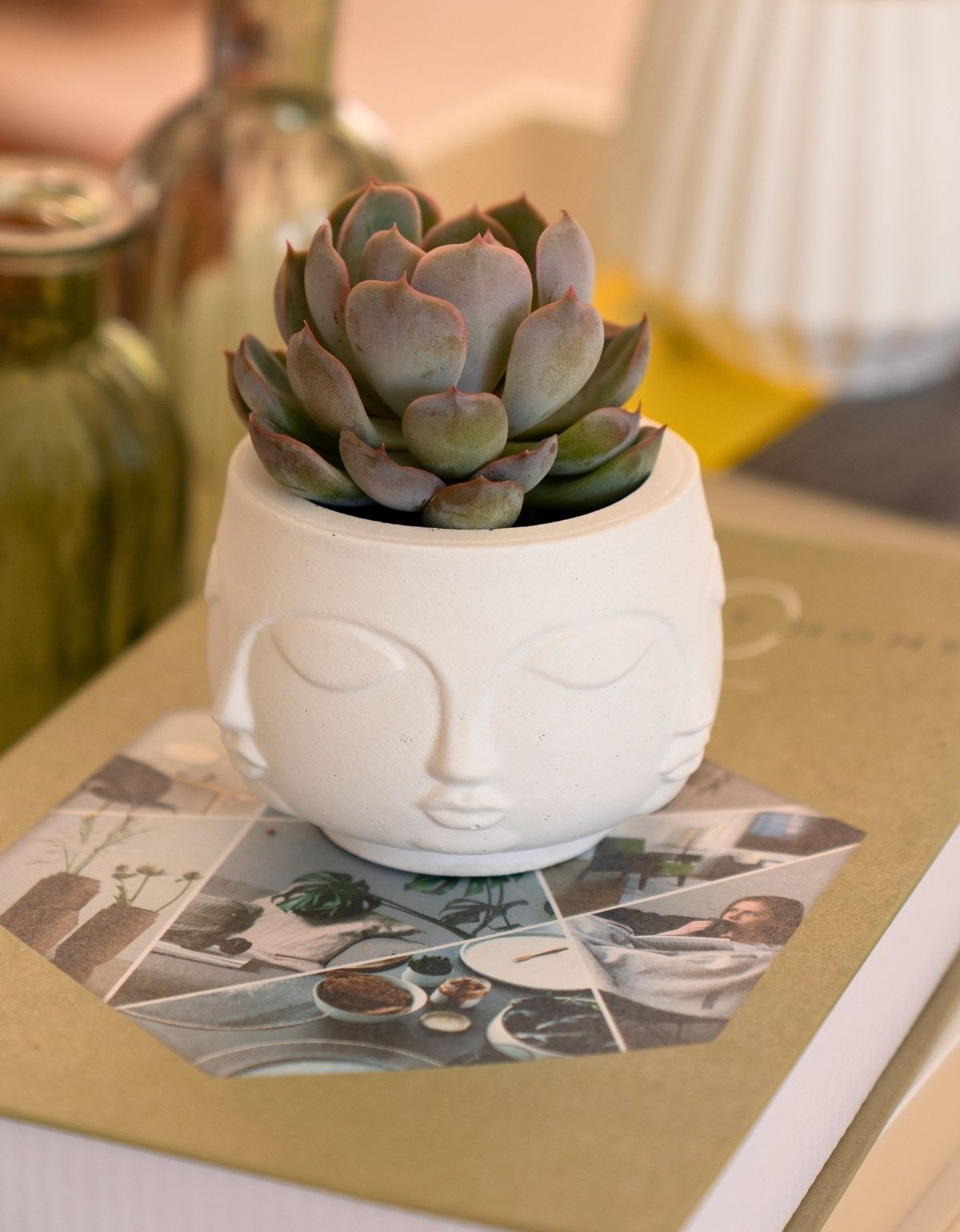 Vaso Decorativo Artesanal Tarsila Site ALETA 4 Vaso Decorativo Tarsila 10cm Artesanal Em Cimento