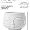 Vaso Decorativo Artesanal Tarsila Site ALETA 5 Vaso Decorativo Tarsila 10cm Artesanal Em Cimento