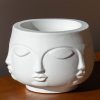 Vaso Decorativo Artesanal Tarsila Site ALETA 7 Vaso Decorativo Tarsila 10cm Artesanal Em Cimento
