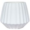 Vaso Decorativo Diamante Artesanal 10,5x13cm Em Cimento