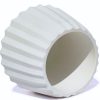 Vaso Decorativo Diamante Artesanal 10,5x13cm Em Cimento