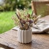 Vaso Decorativo Tulipa 8cm Artesanal em Cimento