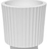 Vaso Decorativo Garrafa Grécia 9,5cm Cimento Artesanal